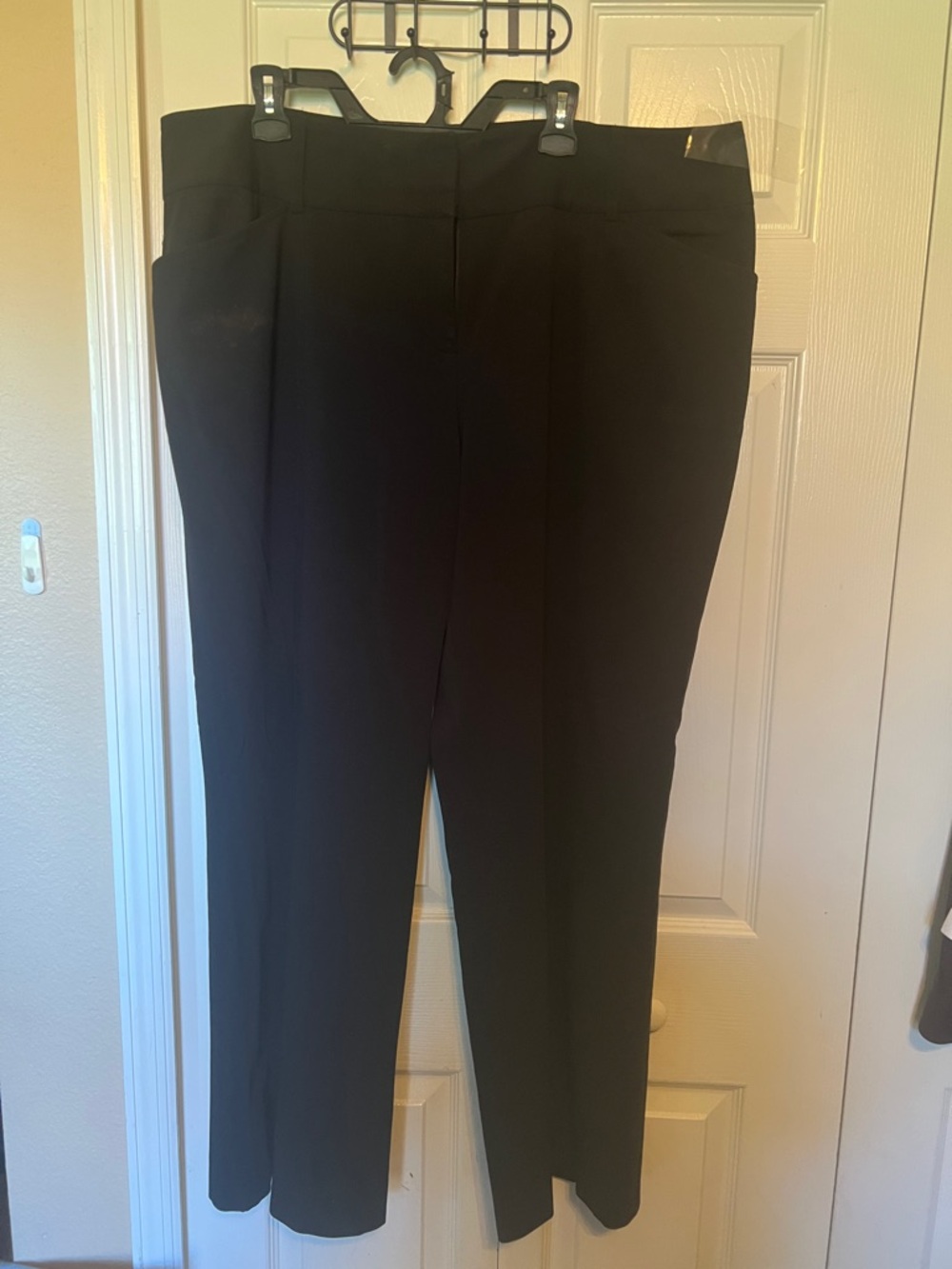 Style & Co. Black Straight-Leg Dress Trousers